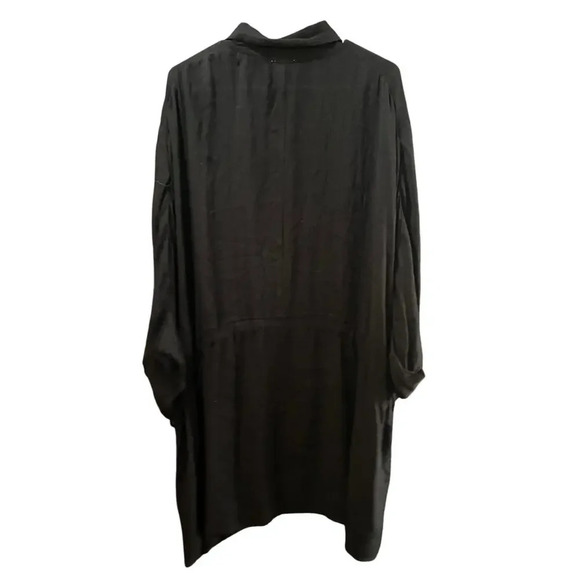 NWT Elan Black Button Front Tunic Shirt Dress Size Small - Picture 5 of 6